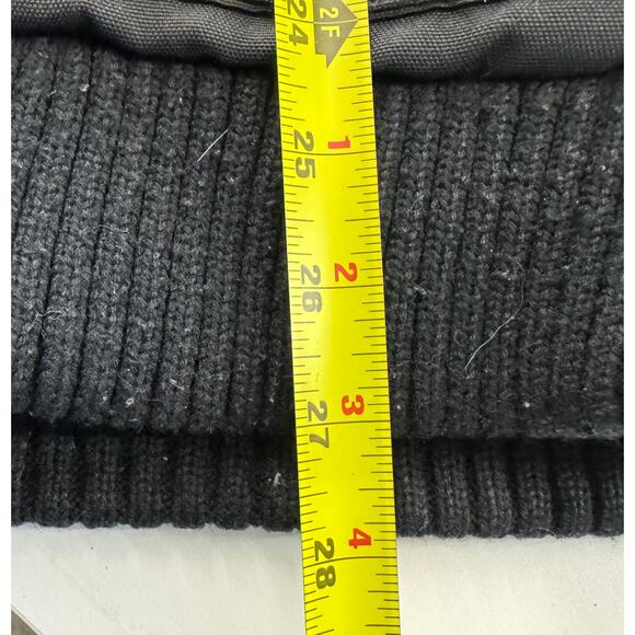 Old Navy Vintage Y2K Utility Jacket Thick Mens Large Full Zip Work Black - Picture 8 of 10